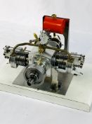 Bill Reichart 'Siamese Bee' 2-stroke petrol engine