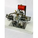 Bill Reichart 'Siamese Bee' 2-stroke petrol engine