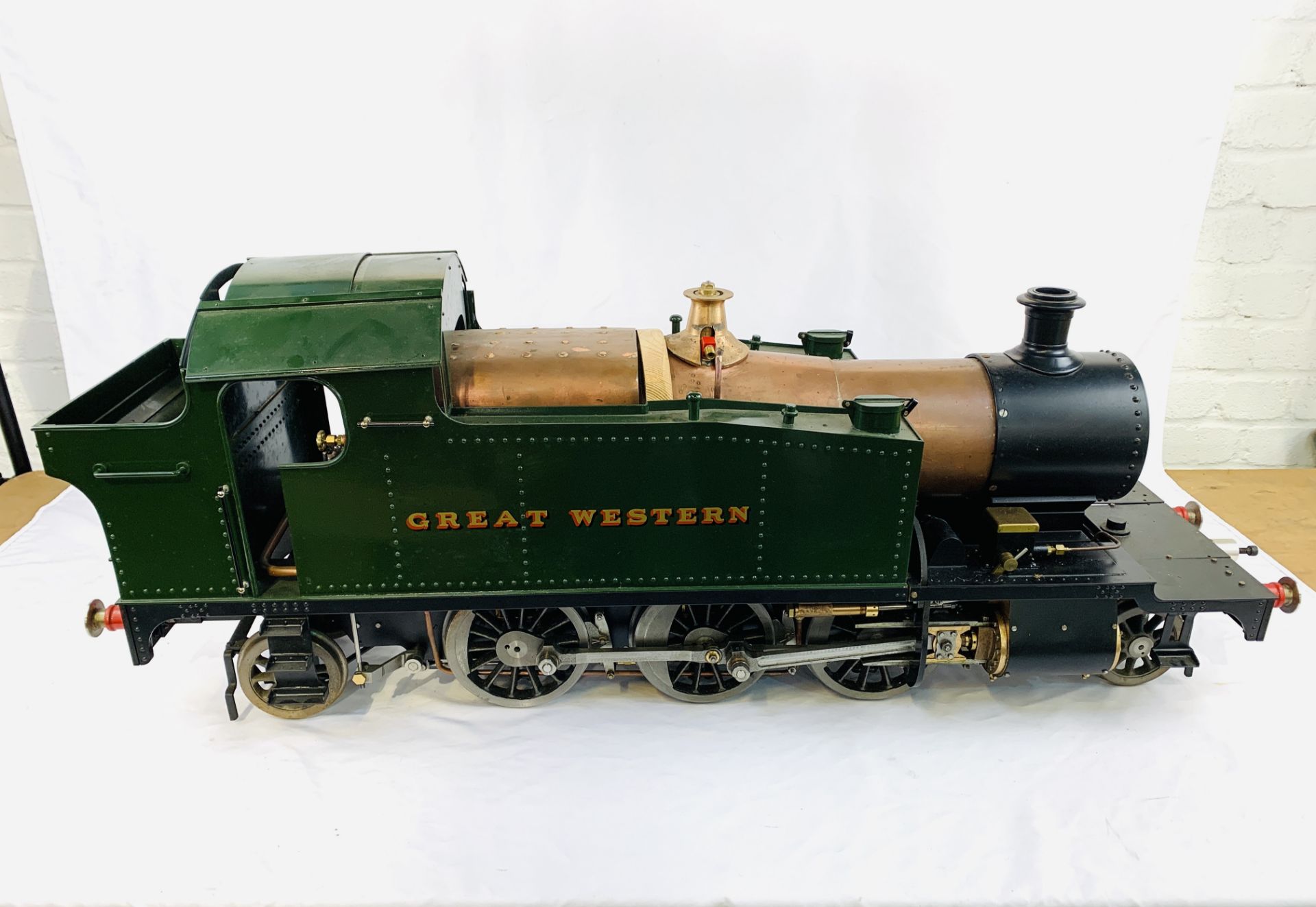 Great Western 2-6-2 5" gauge tank locomotive, together with a quantity of parts and plans