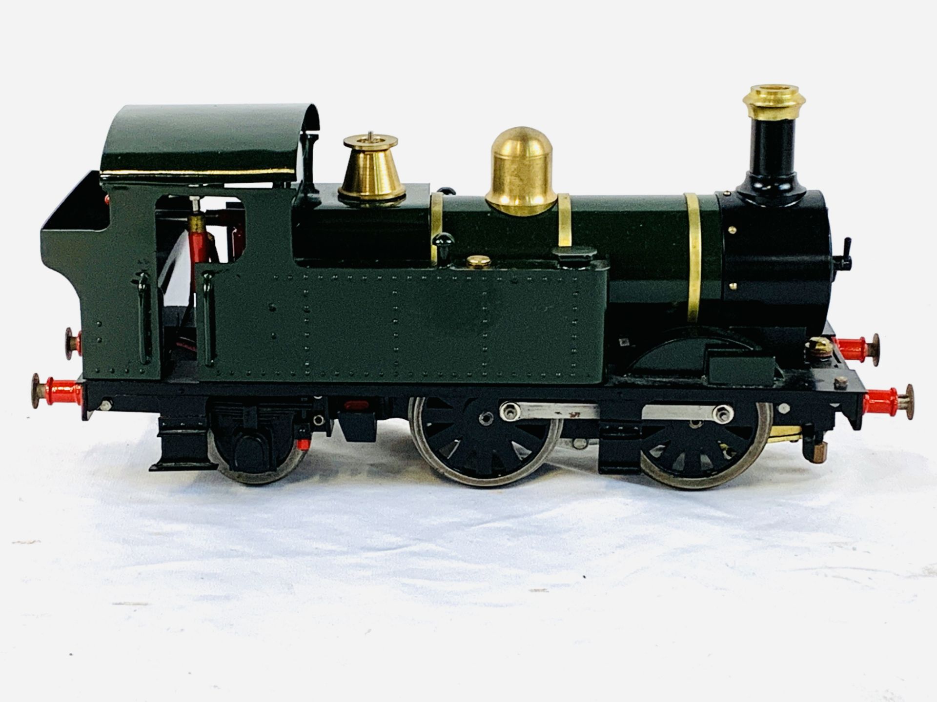 A model GWR 1400 class locomotive in gauge 1