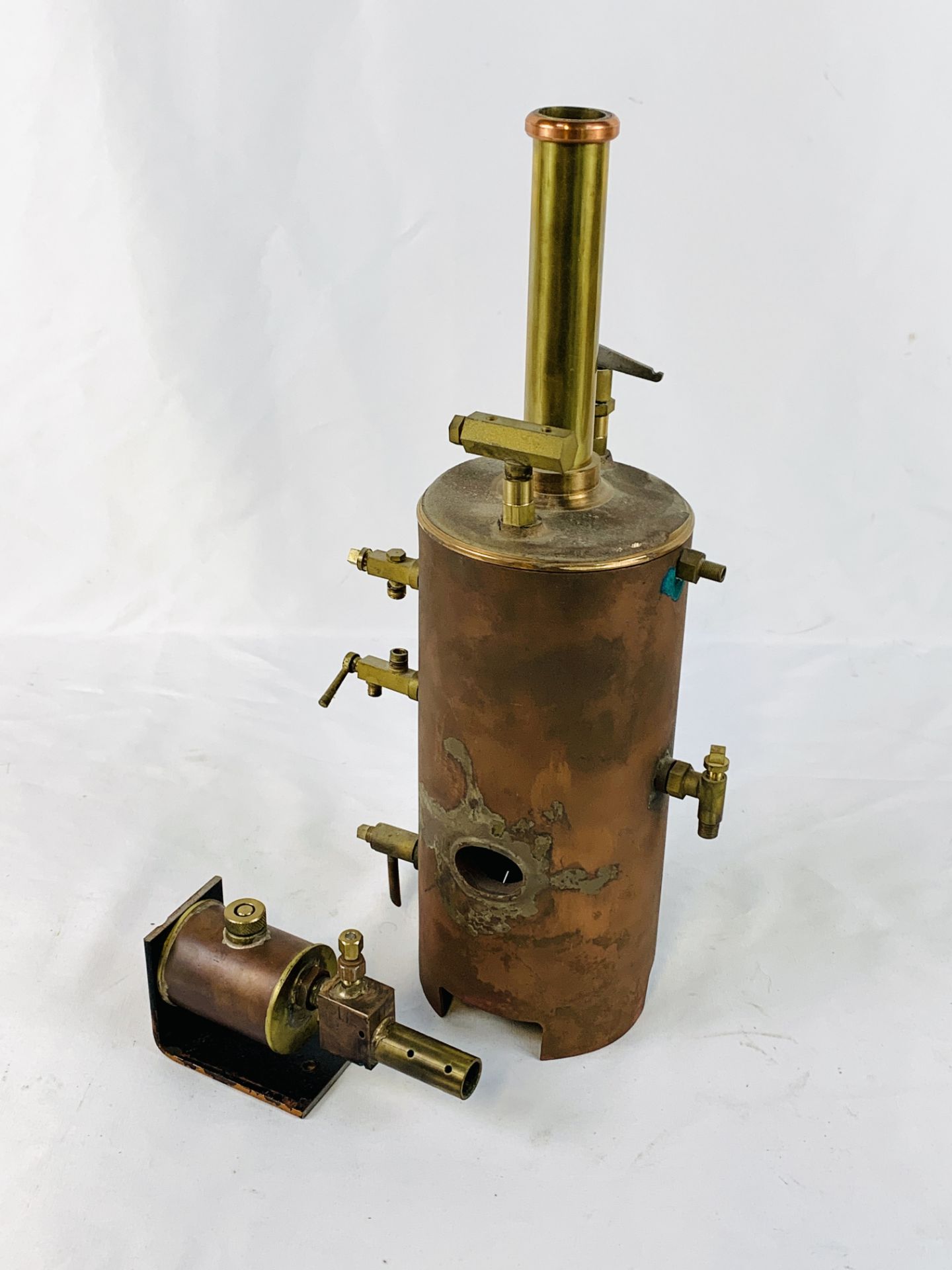 Copper boiler with plans by Kenison Bros (Hertford) Ltd.