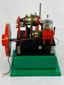 J Ridders designed disk valve 4-stroke engine