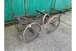 VICTORIAN FUNERAL BIER built by Lyne & Son of Stratford on Avon