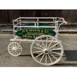 VICTORIAN THREE WHEEL MILK DELIVERY HAND CART