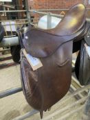 Falcon 15" Brown Leather Saddle