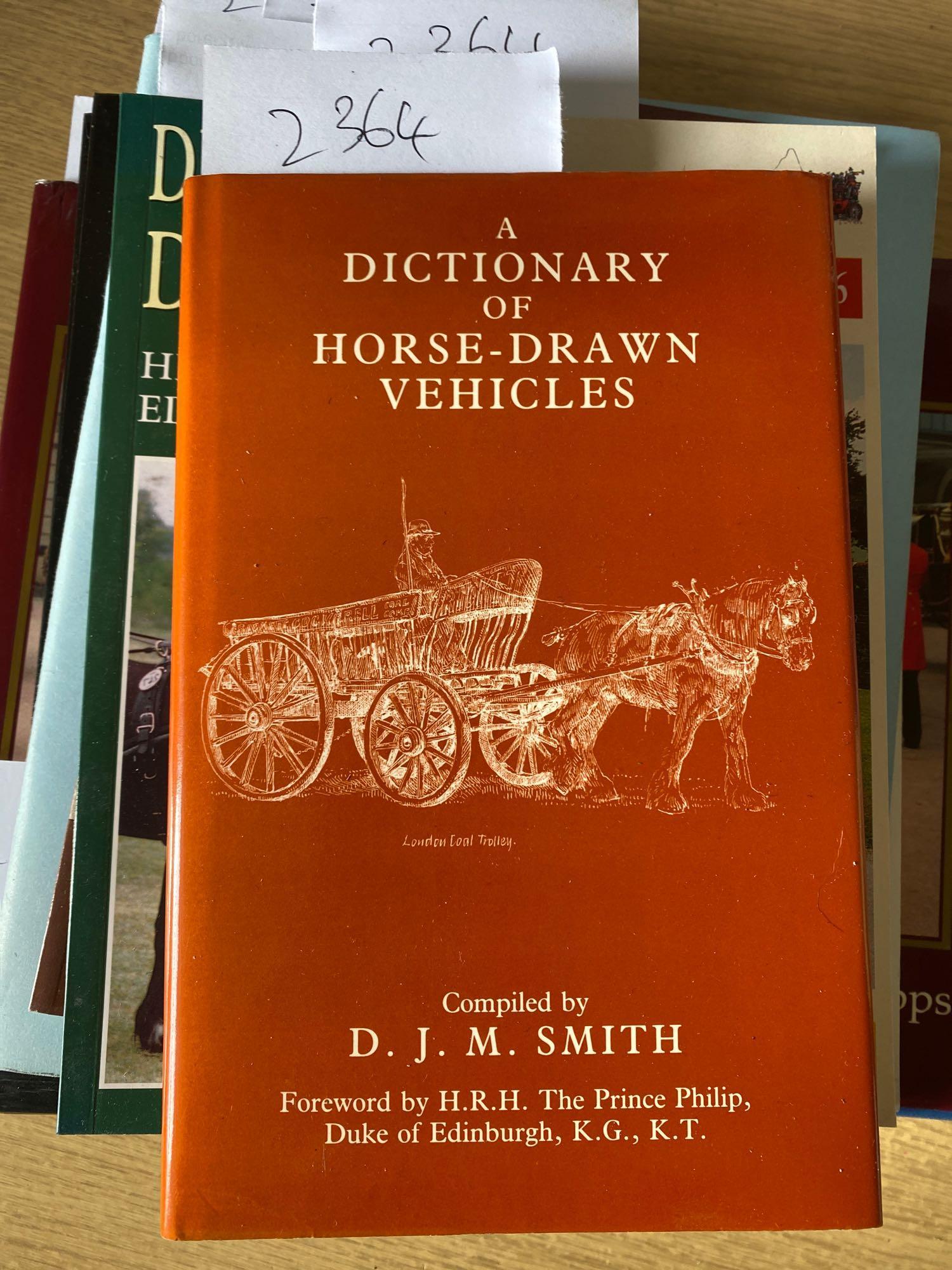 Nine books on horse-drawn vehicles