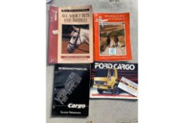 Ridgeway Downs on Horseback; All About Bits and Bridles; and Ford Cargo Owners' Manual 1982