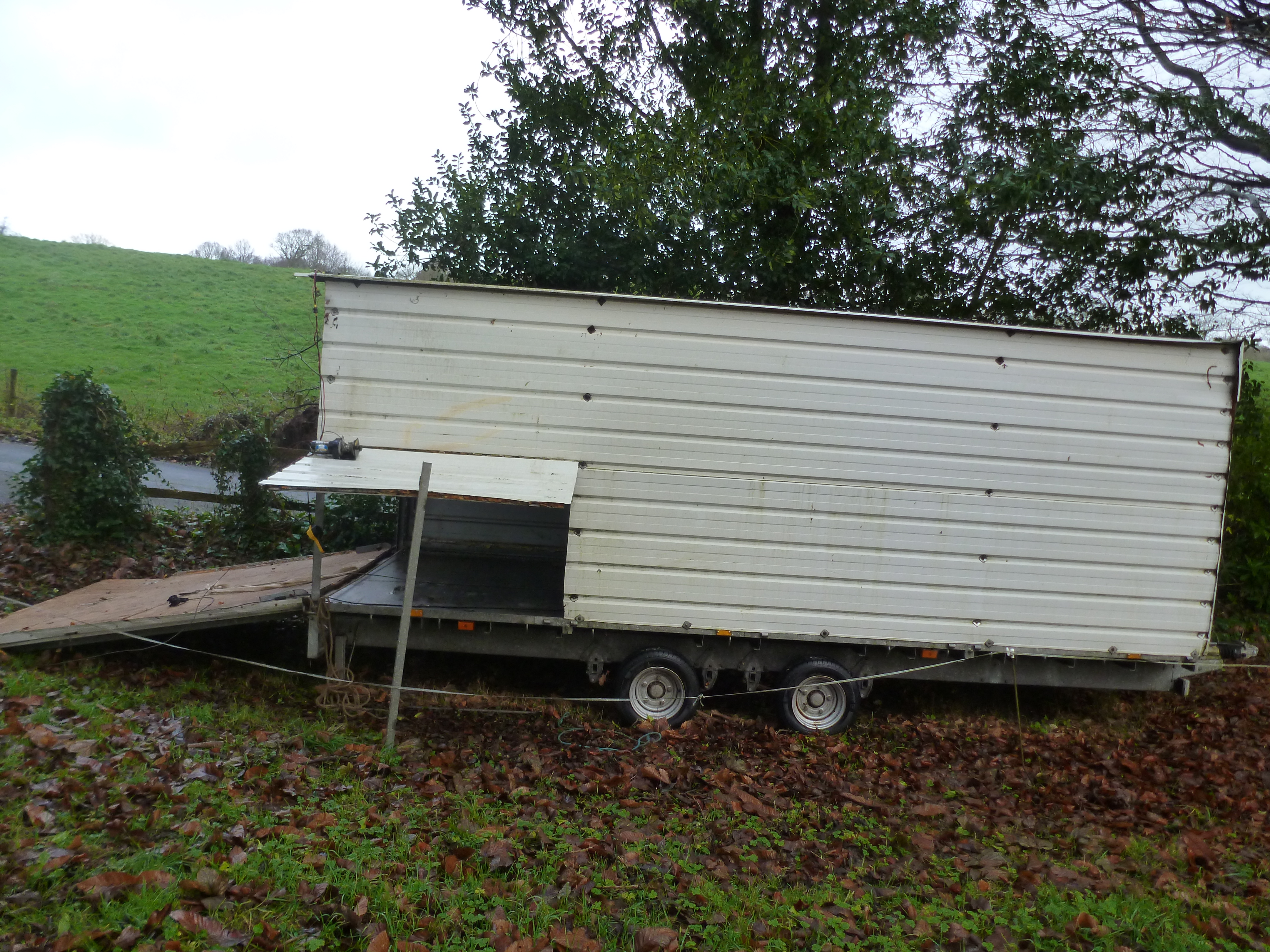 IFOR WILLIAMS twin axle box trailer, built 2009 - Image 3 of 4