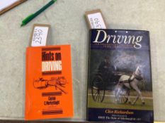 2 books on carriage driving.