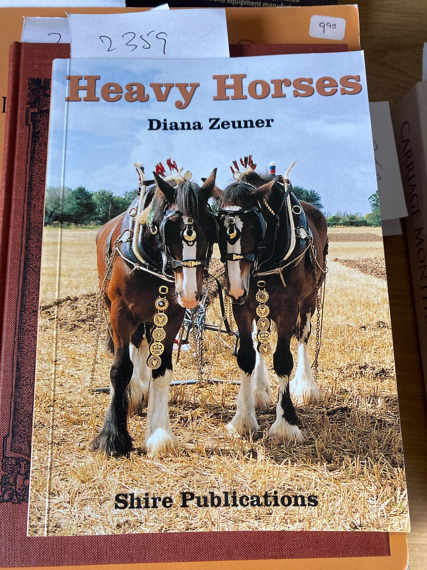 Six books mainly on Heavy Horses