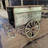 THREE WHEEL MILK DELIVERY HAND CART