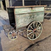 THREE WHEEL MILK DELIVERY HAND CART