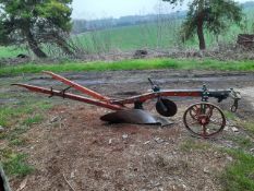 HORSE-DRAWN PLOUGH built by Cooke of Lincoln