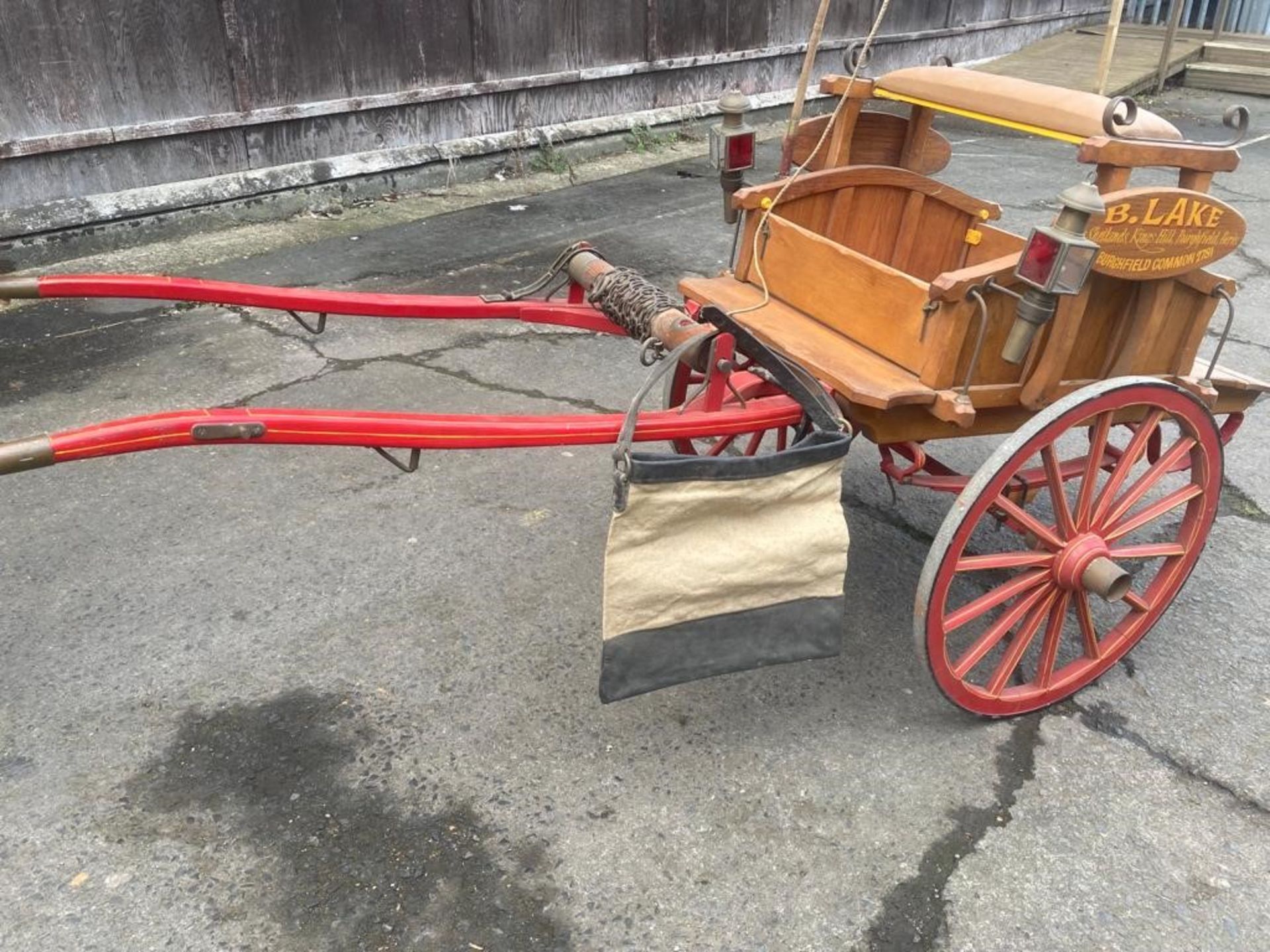 MINIATURE SHETLAND PONY CART. This item carries VAT.