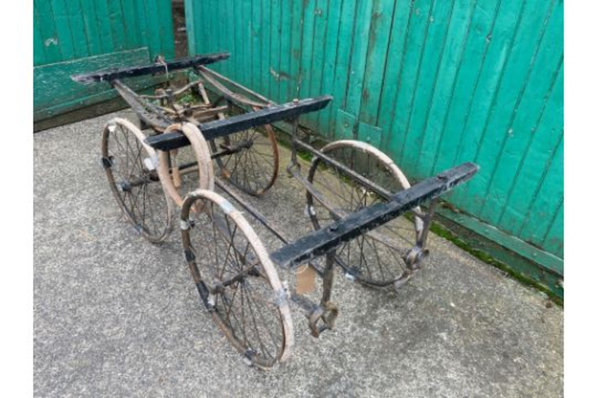 VICTORIAN FUNERAL BIER built by Lyne & Son of Stratford on Avon - Image 4 of 4
