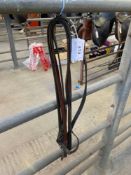 Two Pairs of Leather Riding Reins