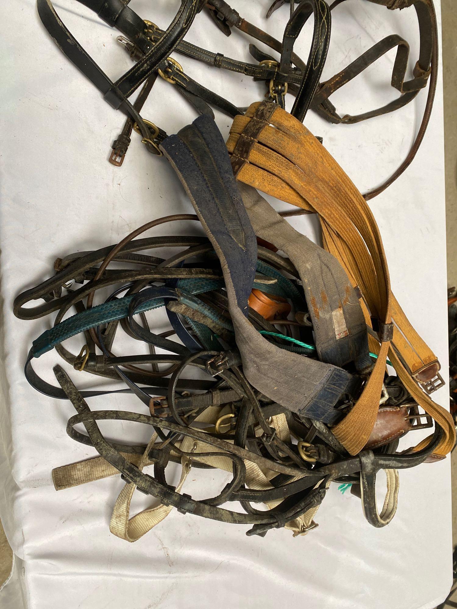 Quantity of assorted tack, including a large qty of stirrup irons - Image 2 of 5