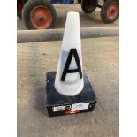 Set of Cone Dressage Letters