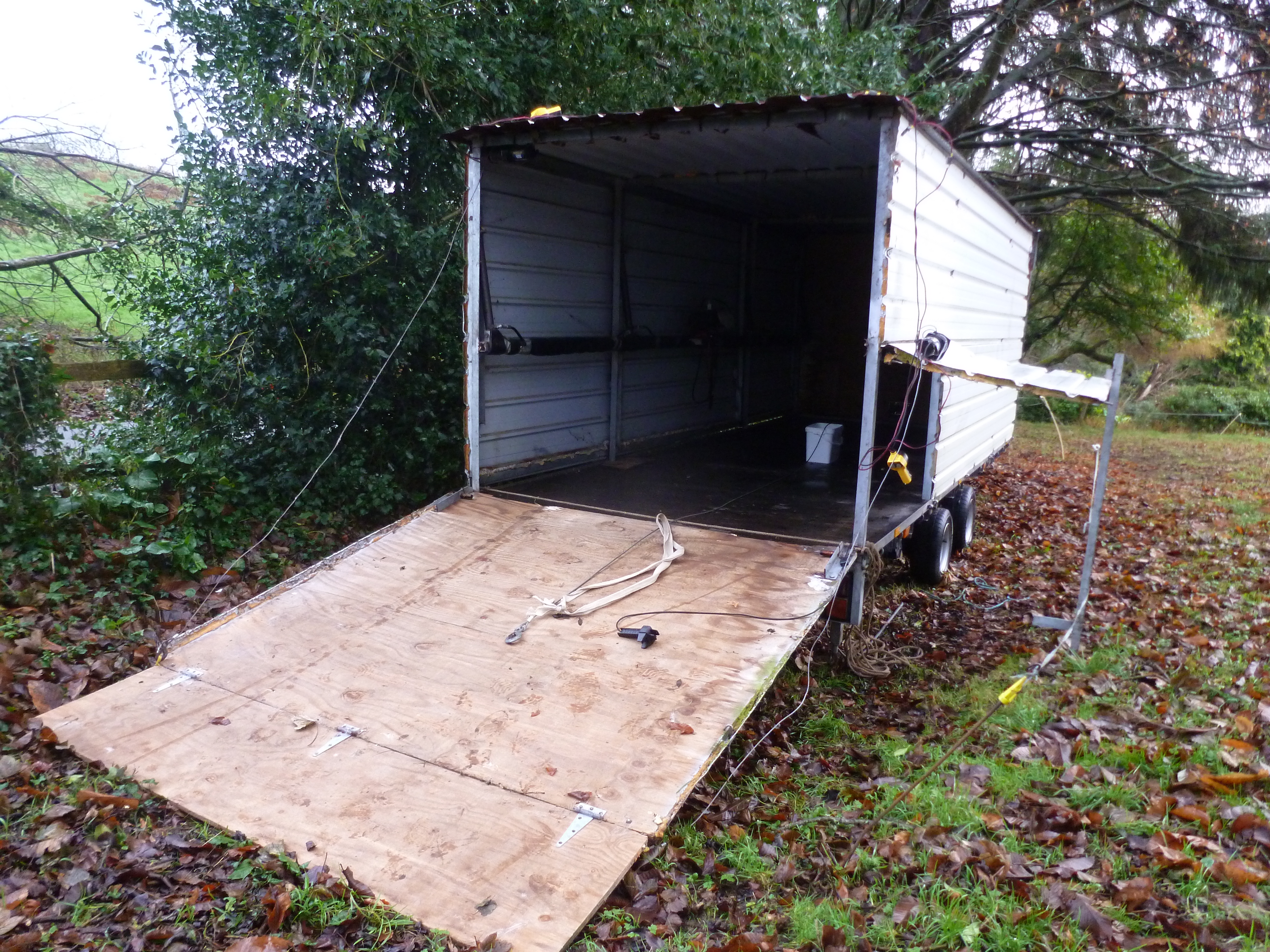 IFOR WILLIAMS twin axle box trailer, built 2009 - Image 4 of 4