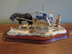 Border fine arts model 'Daily Delivery', pony and milk float.