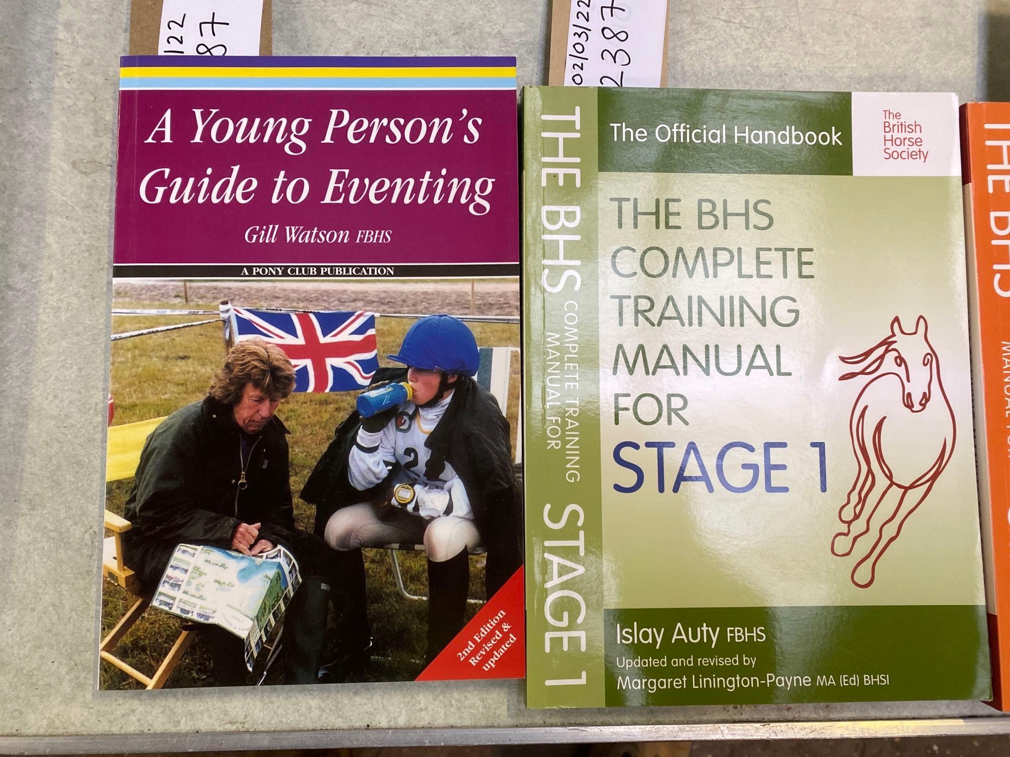 Pony Club Instructor's Handbook; BHS Training Manual Stage 1; BHS Training Manual Stage 2; etc. - Image 2 of 3