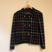 Lady's Size 14 Private Driving/Showing Checked Jacket