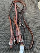 Set of driving reins for a Pair of horses