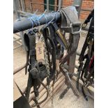 Working set of single heavy horse harness
