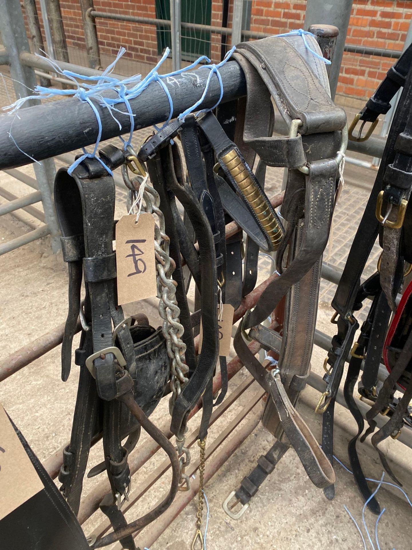 Working set of single heavy horse harness