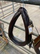 Brown split collar 19" x 9.5"