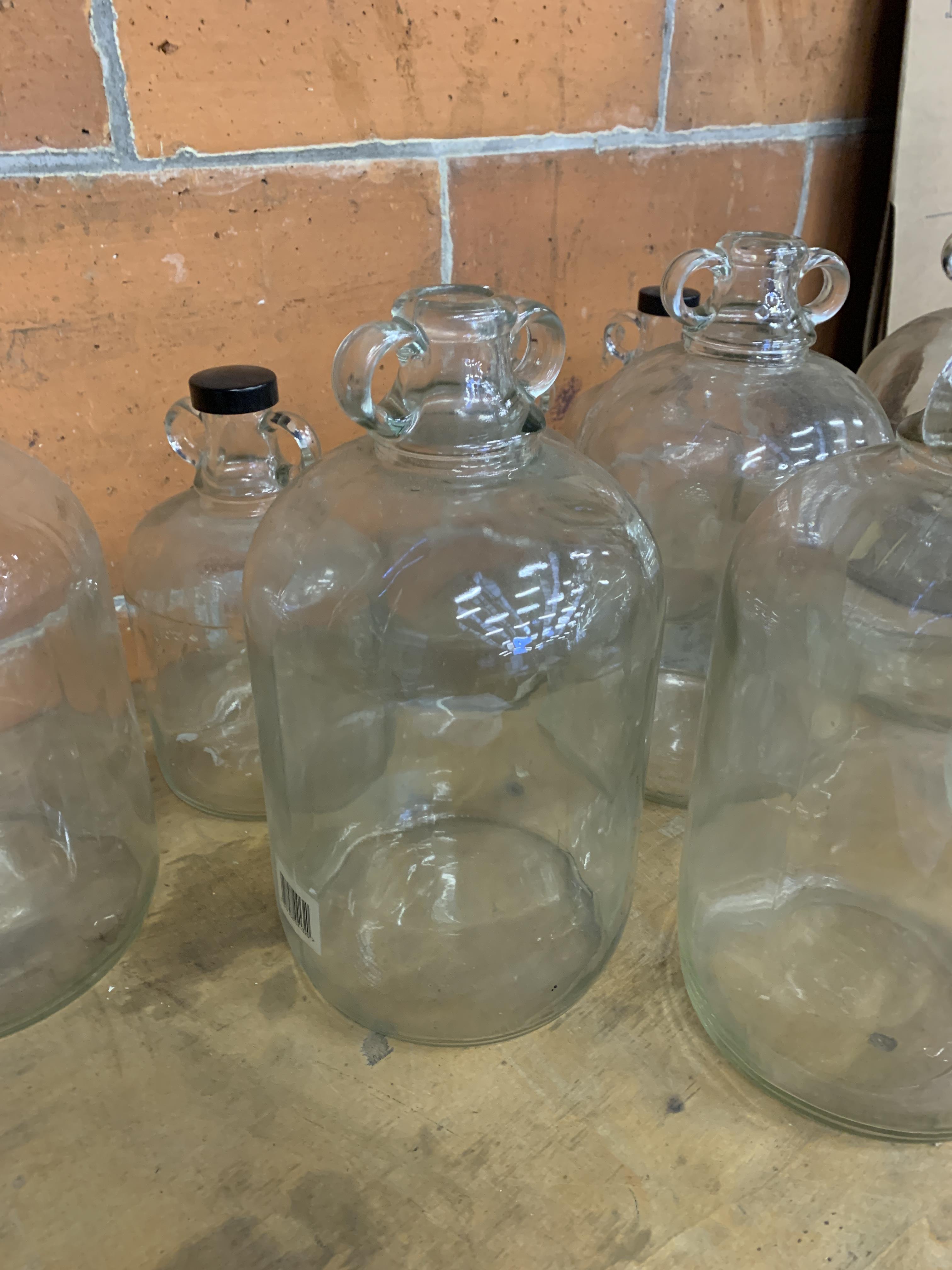 Six small demijohns - Image 4 of 4