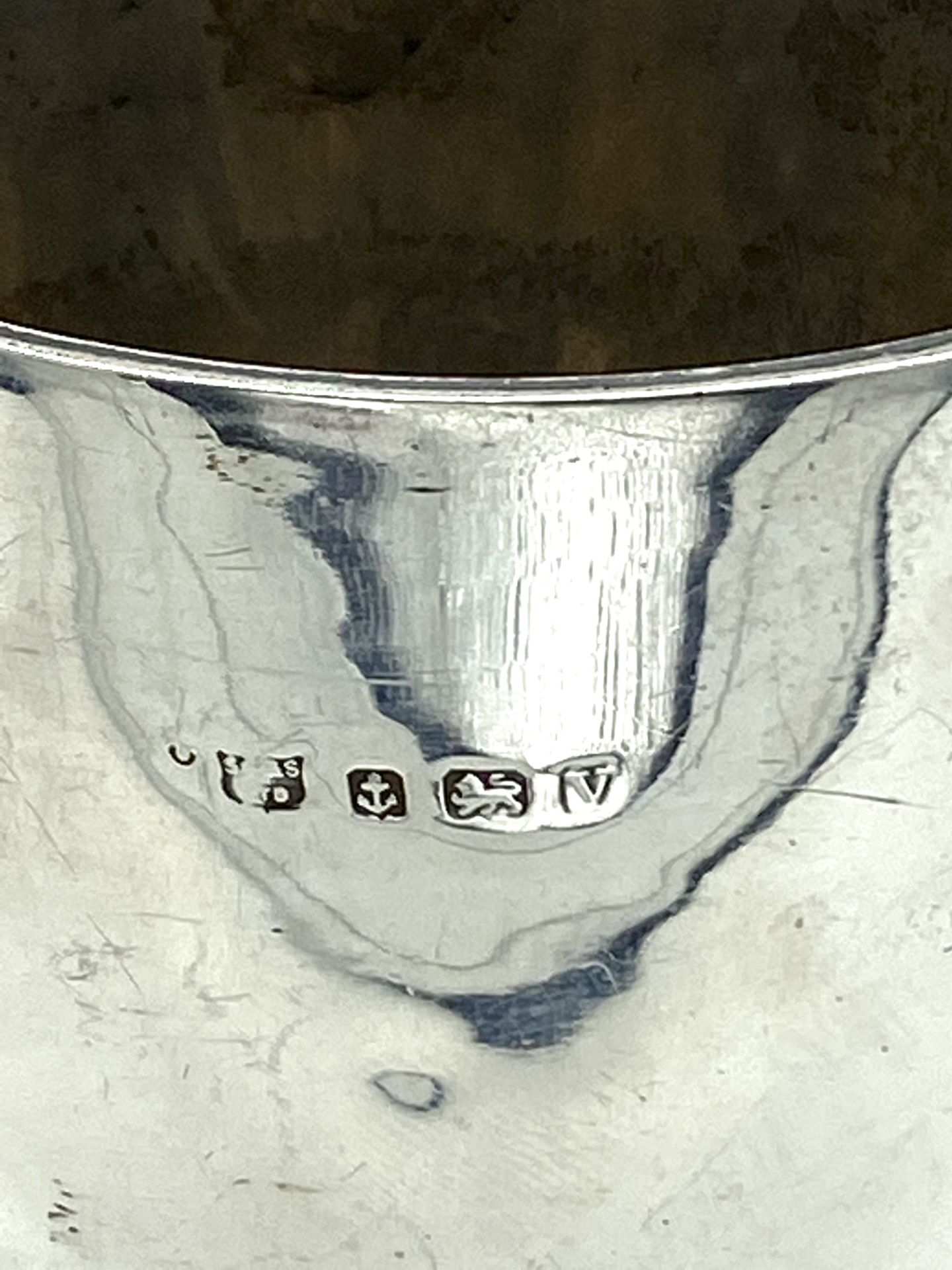 Silver trophy cup, with inscription dated 1921 - Bild 3 aus 5