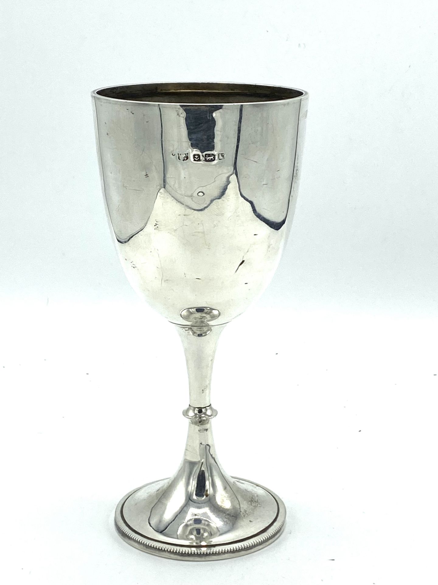 Silver trophy cup, with inscription dated 1921 - Bild 4 aus 5