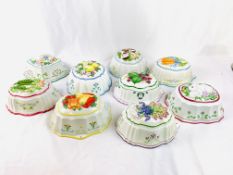 Collection of Franklin Mint terrines
