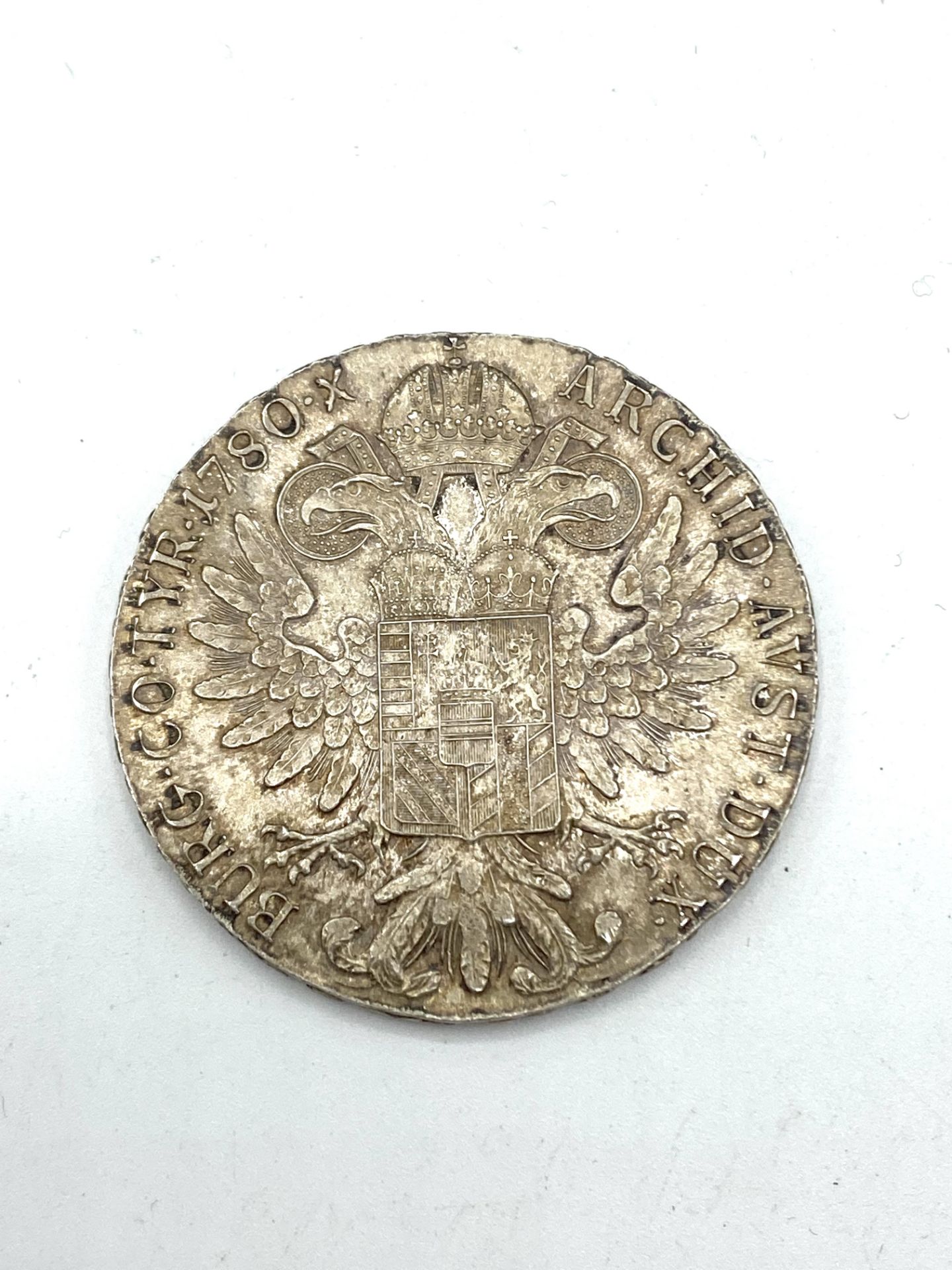 Two Maria Theresa silver thalers dated 1780 - Bild 5 aus 5
