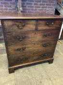 Mahogany chest of drawers