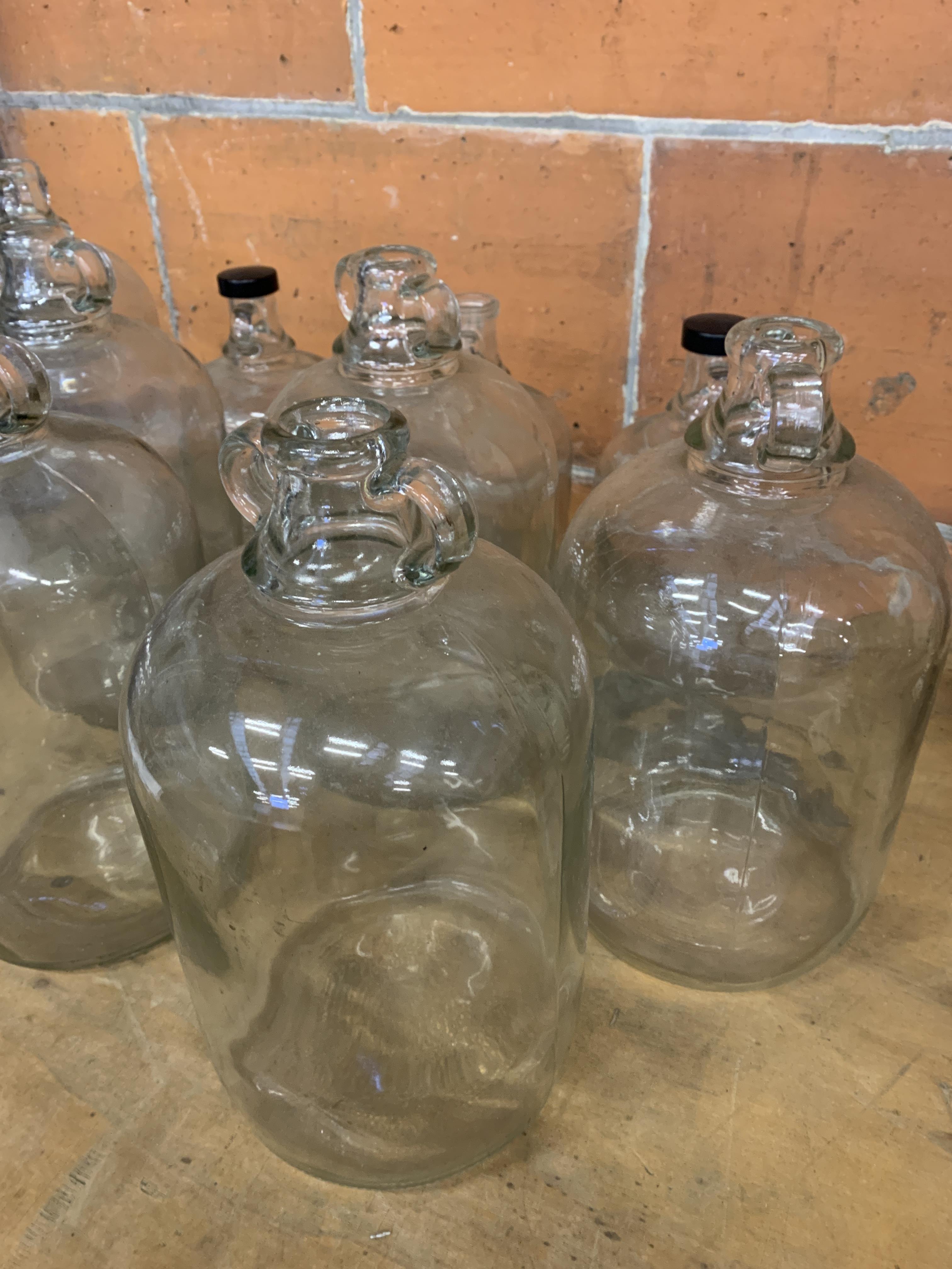 Six small demijohns - Image 2 of 4