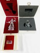 Two boxed Swarovski figures