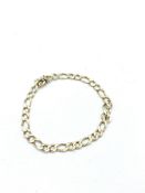 9ct gold chain link bracelet