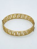 9ct gold filigree bracelet
