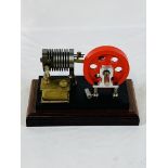 J Ridders designed vacuum engine with internal head valve