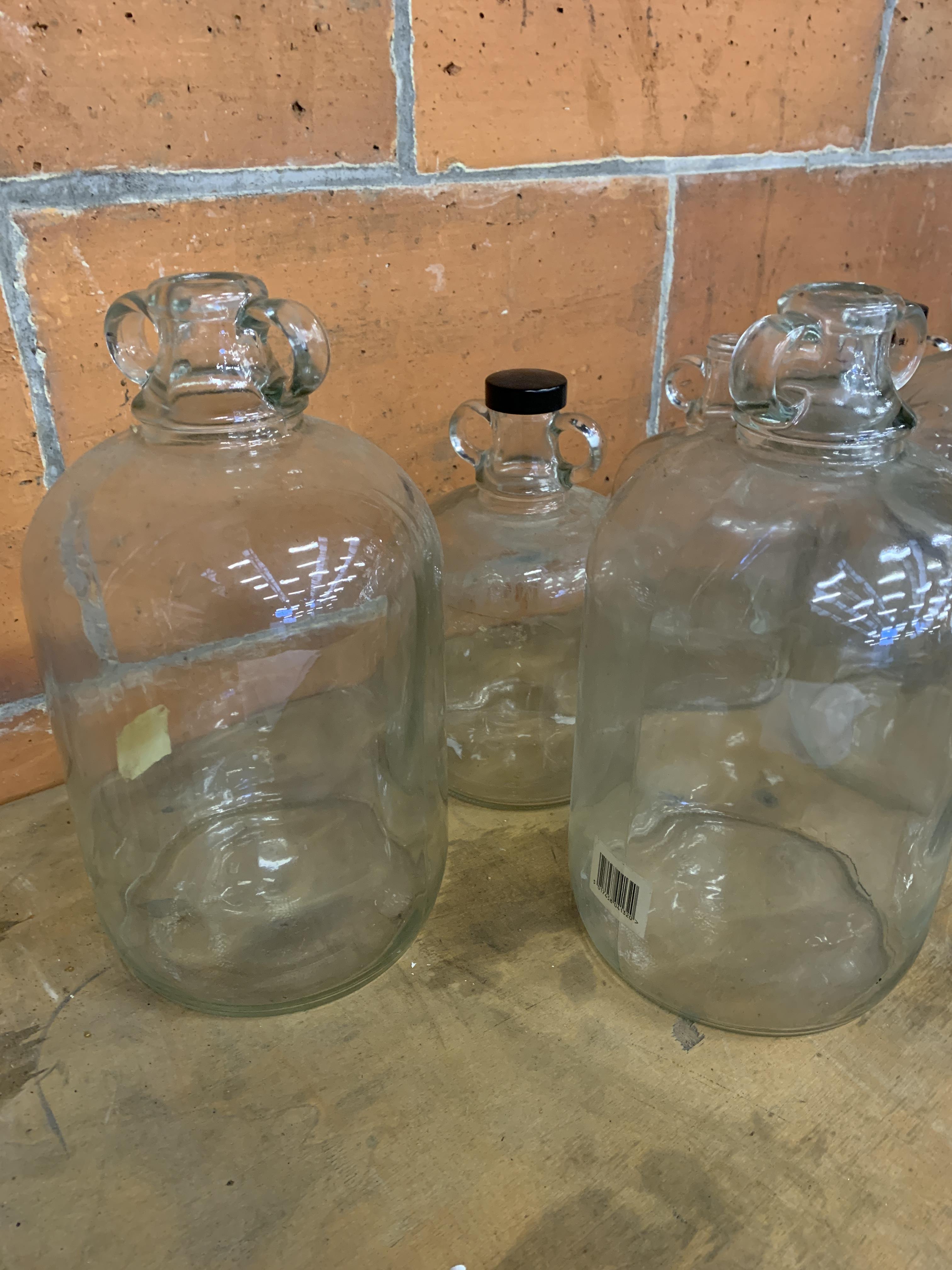 Six small demijohns - Image 3 of 4