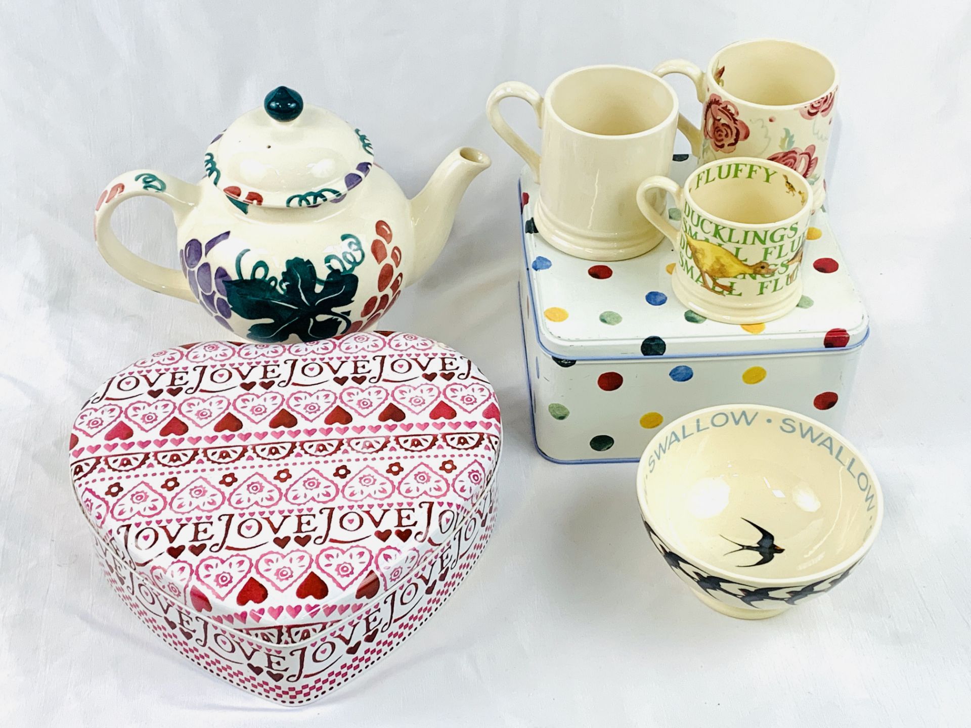 A quantity of Emma Bridgewater pottery and tins - Bild 4 aus 4