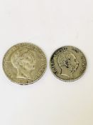 Two German silver coins