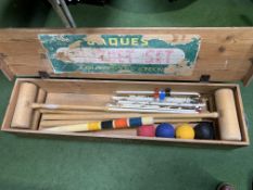 Jaques croquet set in original box