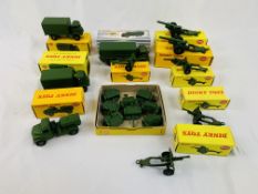 A collection of boxed Dinky diecast toys