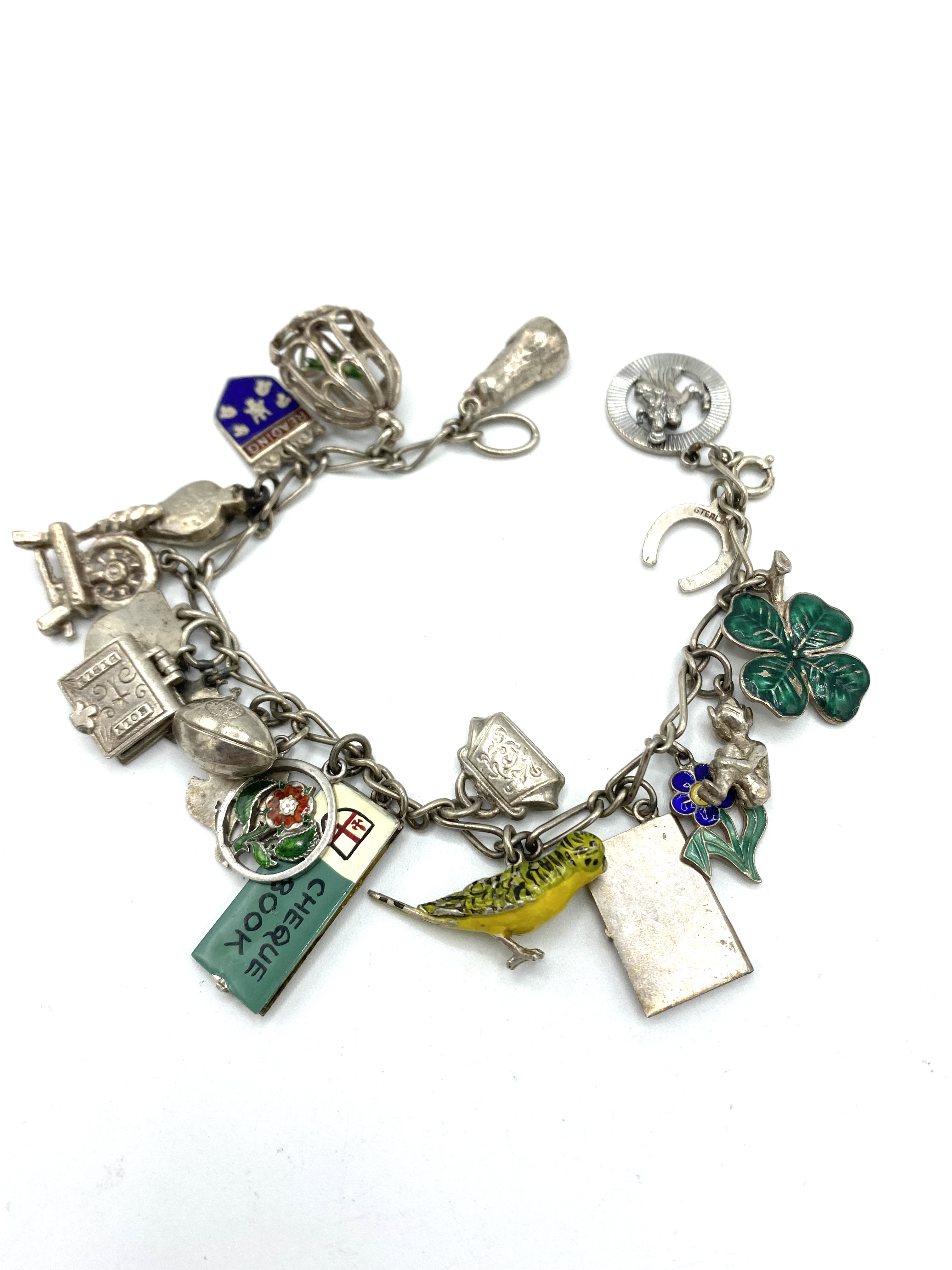 Silver charm bracelet - Image 2 of 4