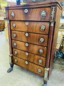 Mahogany chest of drawers