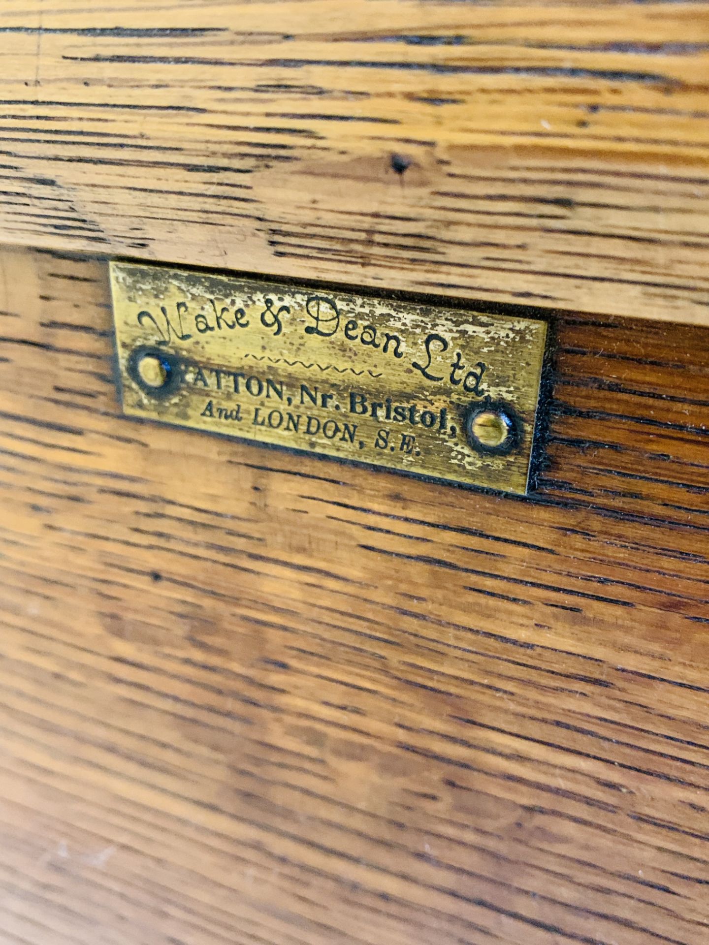 Pine clerk's desk - Image 6 of 6