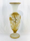 Opaque glass vase